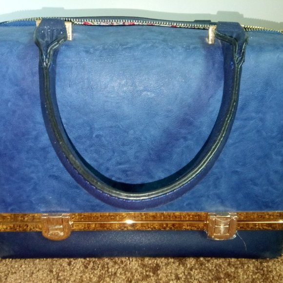 Blue on blue women's bag/purse - Picture 12 of 16